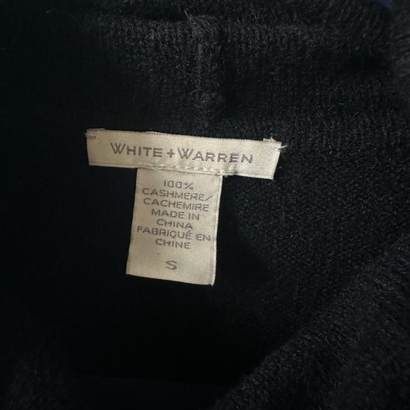 WHITE + WARREN Cashmere Cable Turtleneck - Picture 4 of 6